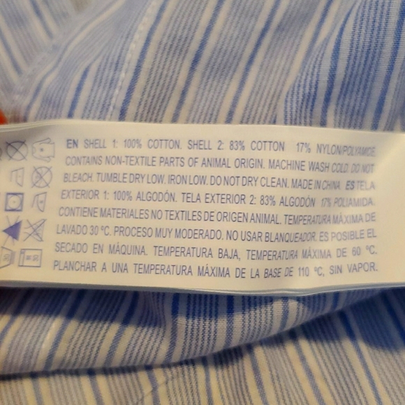 Forever 21 Striped Button Up Blouse, Size S, NWT - Picture 5 of 5